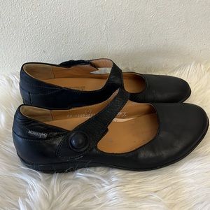 Memphisto Air Jet Mary Jane Shoes Womens 8.5 Black Leather Comfort